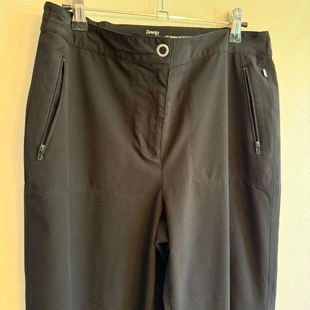 Zenergy by Chicos black pants size 1 - Picture 6 of 7